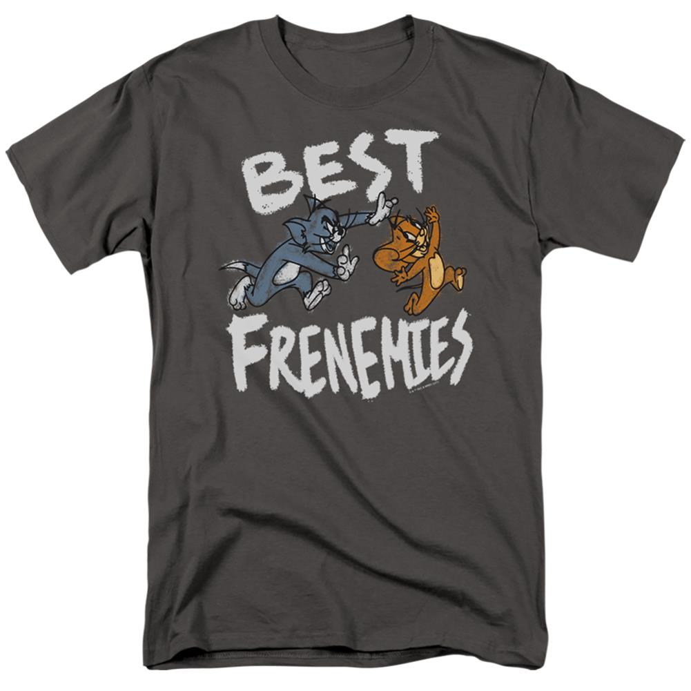 Tom And Jerry Movie Best Frenemies Men's 18/1 Cotton Short-Sleeve T-Shirt