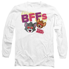 Tom And Jerry Movie Bffs Men's 18/1 Cotton Long-Sleeve T-Shirt