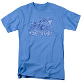 Tom And Jerry Sketchy Men's 18/1 Cotton Short-Sleeve T-Shirt