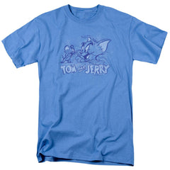Tom And Jerry Sketchy Men's 18/1 Cotton Short-Sleeve T-Shirt