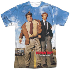 Tommy Boy Poster Men's Regular Fit Polyester Short-Sleeve T-Shirt