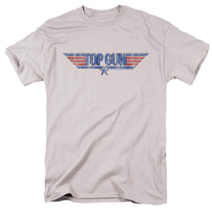 Top Gun 8 Bit Logo Men's 18/1 Cotton Short-Sleeve T-Shirt