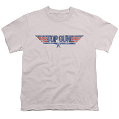 Top Gun 8 Bit Logo Youth 18/1 100% Cotton Short-Sleeve T-Shirt