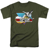 Top Gun Distressed Logo Men's 18/1 Cotton Short-Sleeve T-Shirt