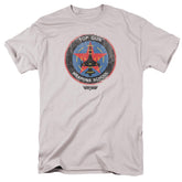 Top Gun Flight School Logo Men's 18/1 Cotton Short-Sleeve T-Shirt