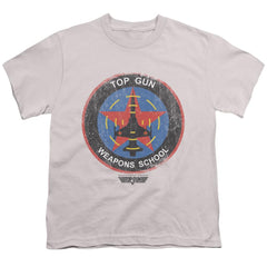 Top Gun Flight School Logo Youth 18/1 100% Cotton Short-Sleeve T-Shirt