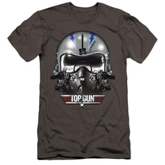 Top Gun Iceman Helmet Men's Ultra-Soft 30/1 Cotton Slim Short-Sleeve T-Shirt