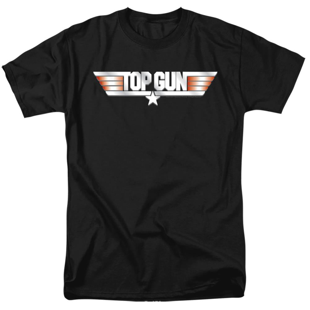 Top Gun Logo Men's 18/1 Cotton Short-Sleeve T-Shirt