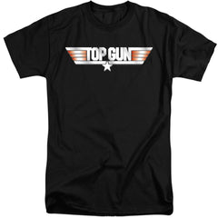 Top Gun Logo Men's 18/1 Tall Cotton Short-Sleeve T-Shirt