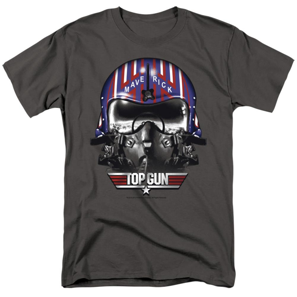 Top Gun Maverick Helmet Men's 18/1 Cotton Short-Sleeve T-Shirt