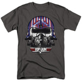 Top Gun Maverick Helmet Men's 18/1 Cotton Short-Sleeve T-Shirt