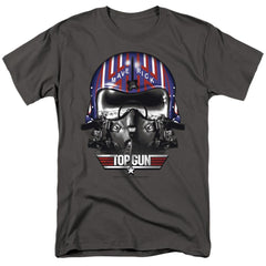 Top Gun Maverick Helmet Men's 18/1 Cotton Short-Sleeve T-Shirt
