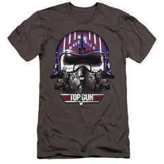 Top Gun Maverick Helmet Men's Ultra-Soft 30/1 Cotton Slim Short-Sleeve T-Shirt