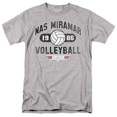 Top Gun Nas Miramar Volleyball Men's 18/1 Cotton Short-Sleeve T-Shirt