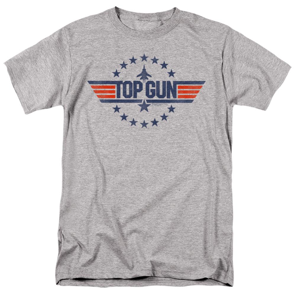 Top Gun Star Logo Men's 18/1 Cotton Short-Sleeve T-Shirt