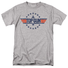 Top Gun Star Logo Men's 18/1 Cotton Short-Sleeve T-Shirt