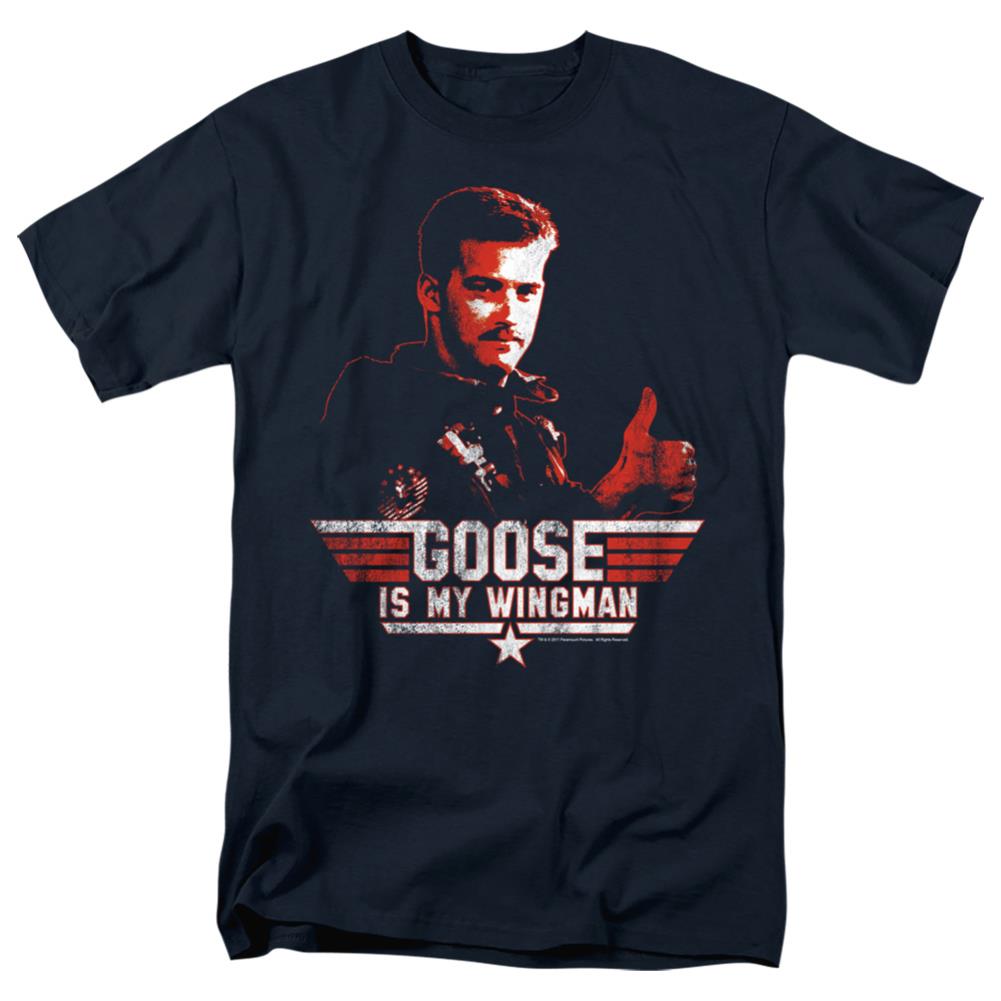 Top Gun Wingman Goose Men's 18/1 Cotton Short-Sleeve T-Shirt