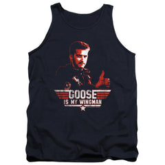 Top Gun Wingman Goose Men's 18/1 Cotton Tank Top