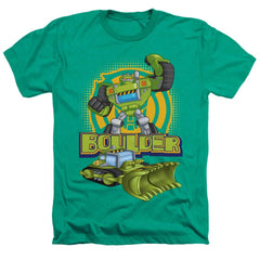 Transformers Boulder Men's 30/1 Heather 60 40 Poly Short-Sleeve T-Shirt