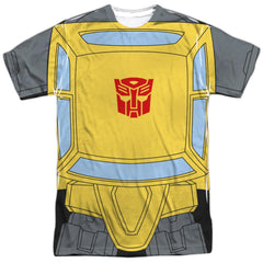 Transformers Bumblebee Costume Men's Regular Fit Polyester Short-Sleeve T-Shirt