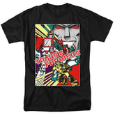 Transformers Comic Poster Men's 18/1 Cotton Short-Sleeve T-Shirt