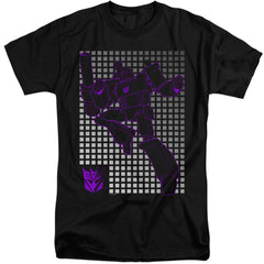 Transformers Megatron Grid Men's 18/1 Tall Cotton Short-Sleeve T-Shirt