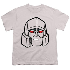 Transformers Megatron Head Youth 18/1 100% Cotton Short-Sleeve T-Shirt
