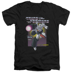 Transformers Megatron Men's 30/1 Cotton Slim V-Neck T-Shirt