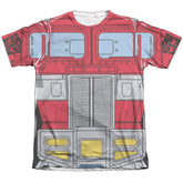 Transformers Optimus Prime Costume Men's Regular Fit Poly Cotton Short-Sleeve T-Shirt