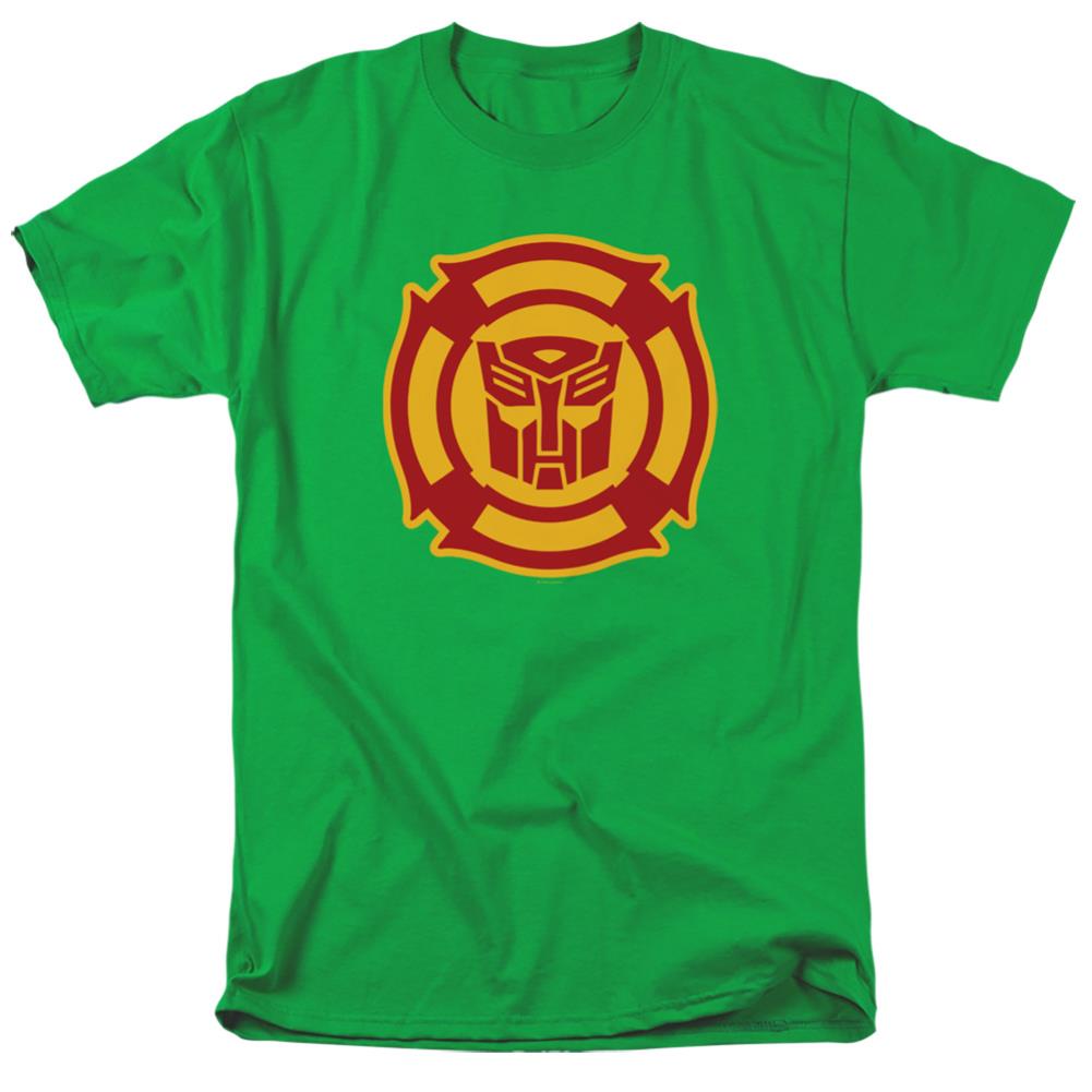 Transformers Rescue Bots Logo Men's 18/1 Cotton Short-Sleeve T-Shirt