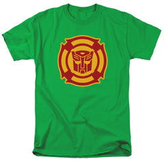 Transformers Rescue Bots Logo Men's 18/1 Cotton Short-Sleeve T-Shirt