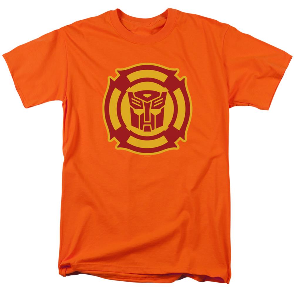 Transformers Rescue Bots Logo Men's 18/1 Cotton Short-Sleeve T-Shirt