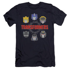 Transformers Robo Halo Men's Ultra-Soft 30/1 Cotton Slim Short-Sleeve T-Shirt