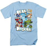 Transformers Roll To The Rescue Men's 18/1 Cotton Short-Sleeve T-Shirt