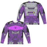 Transformers Shockwave Custome (Front/Back Print) Men's Regular Fit Polyester Long-Sleeve T-Shirt