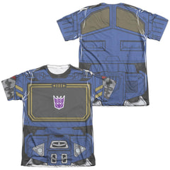Transformers Soundwave Costume (Front/Back Print) Men's Regular Fit Poly Cotton Short-Sleeve T-Shirt