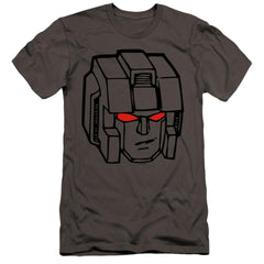 Transformers Starscream Head Men's Ultra-Soft 30/1 Cotton Slim Short-Sleeve T-Shirt