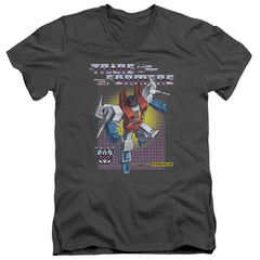 Transformers Starscream Men's 30/1 Cotton Slim V-Neck T-Shirt