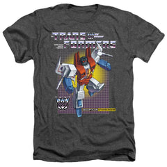 Transformers Starscream Men's 30/1 Heather 60 40 Poly Short-Sleeve T-Shirt