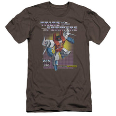 Transformers Starscream Men's Ultra-Soft 30/1 Cotton Slim Short-Sleeve T-Shirt