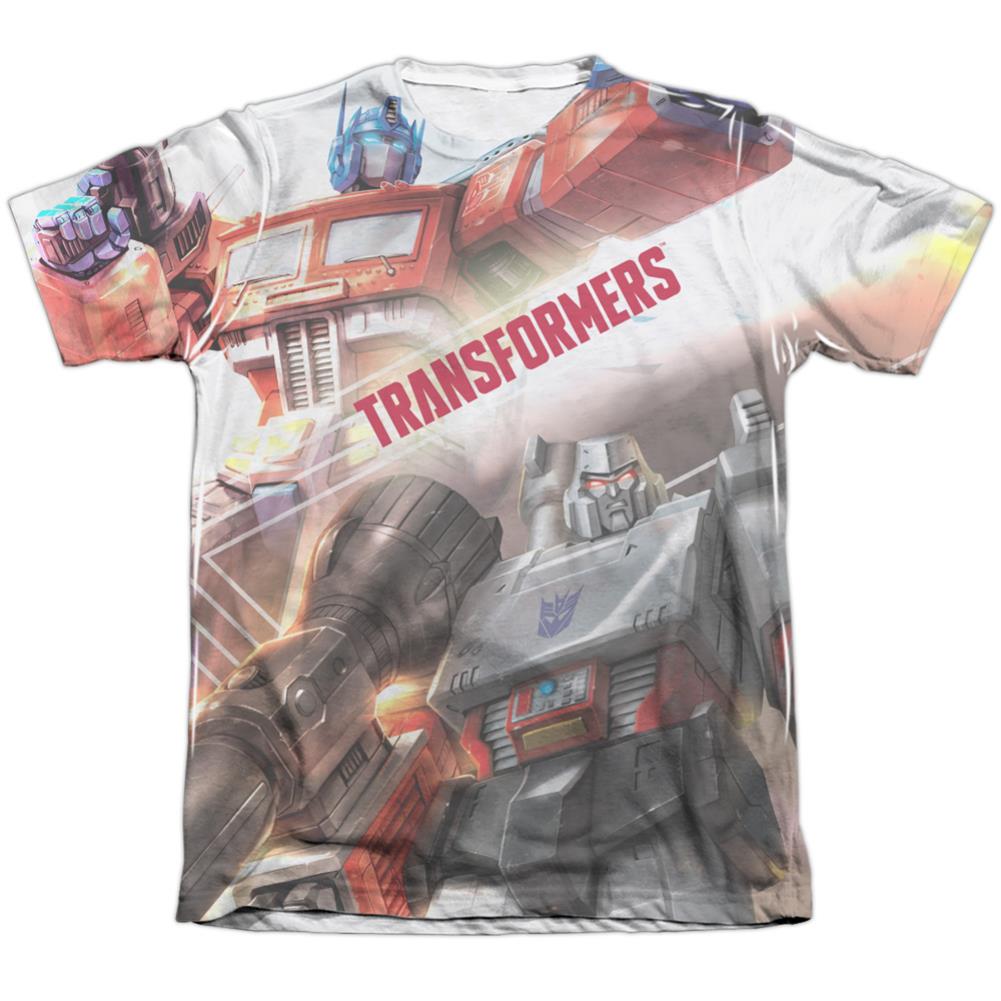 Transformers Warriors Of Cybertron Men's Regular Fit Poly Cotton Short-Sleeve T-Shirt