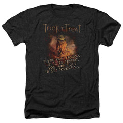Trick R Treat Rules Men's 30/1 Heather 60 40 Poly Short-Sleeve T-Shirt