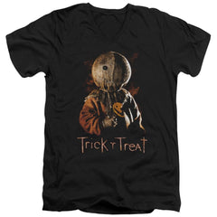 Trick R Treat Sucker Men's 30/1 Cotton Slim V-Neck T-Shirt