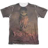 Trick R Treat Trick Poster Men's Regular Fit Poly Cotton Short-Sleeve T-Shirt