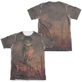Trick R Treat Trick Poster Men's Regular Fit Poly Cotton Short-Sleeve T-Shirt
