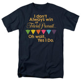 Trivial Pursuit I Always Win Men's 18/1 Cotton Short-Sleeve T-Shirt