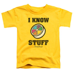Trivial Pursuit I Know Stuff Toddler 18/1 Cotton Short-Sleeve T-Shirt