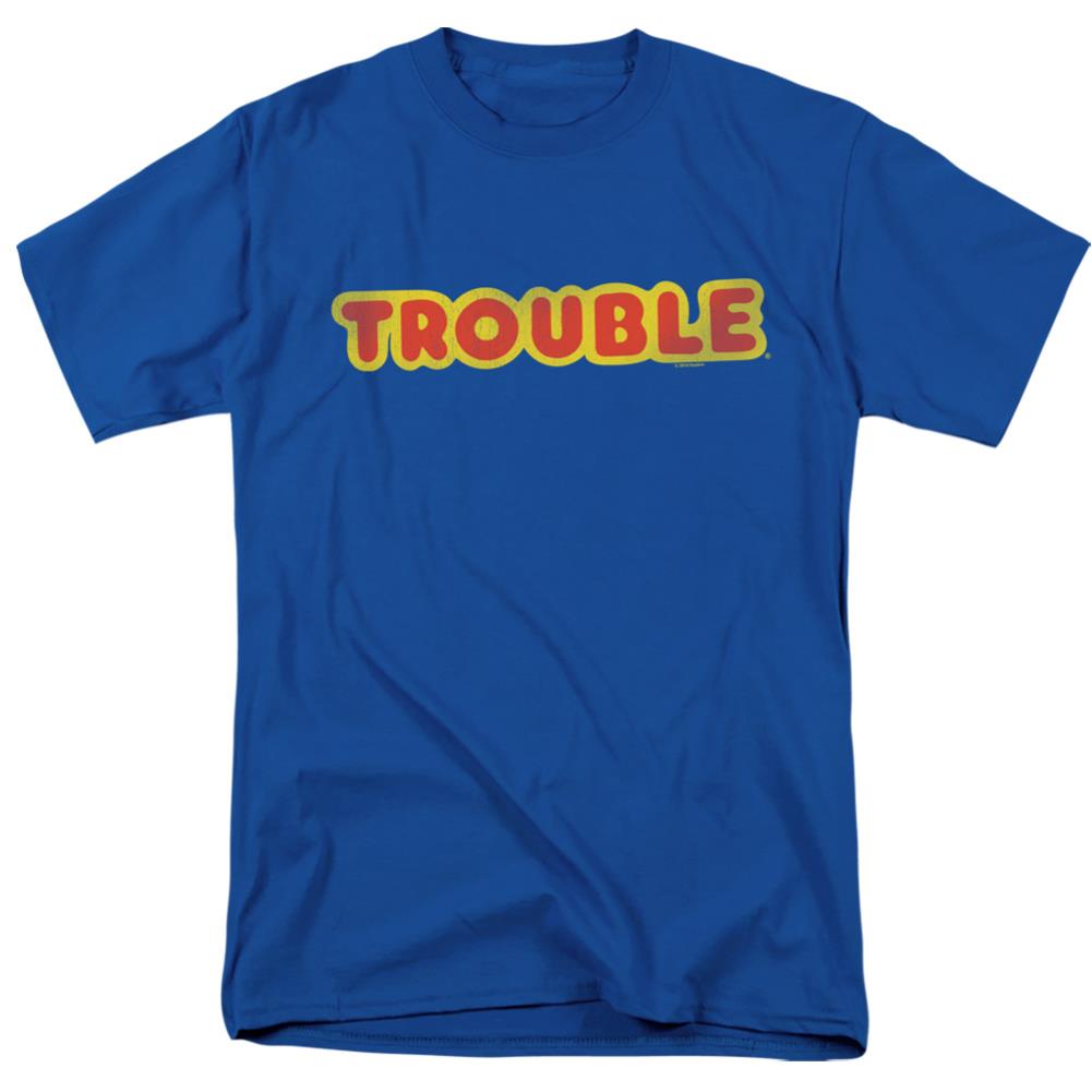 Trouble Logo Men's 18/1 Cotton Short-Sleeve T-Shirt