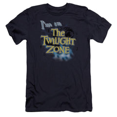 Twilight Zone I'm In The Twilight Zone Men's Ultra-Soft 30/1 Cotton Slim Short-Sleeve T-Shirt
