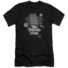 Twilight Zone Monologue Men's Ultra-Soft 30/1 Cotton Slim Short-Sleeve T-Shirt